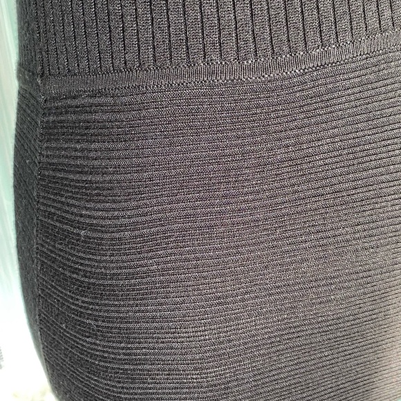 Guess Jeans Black Knitted Open Back Ribbed Dress NWT - Picture 15 of 15
